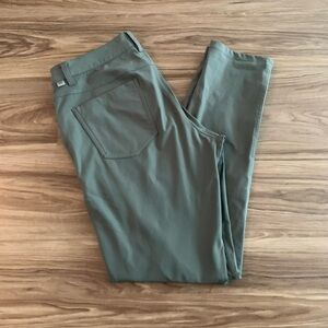 Lululemon ABC Pant Slim Warpstreme 31 x 30 grey sage